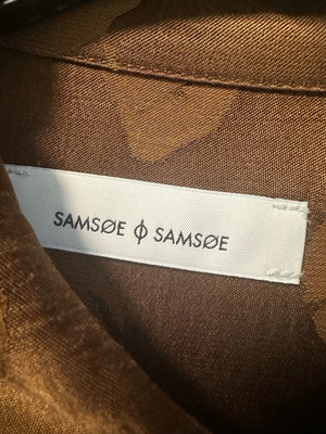Rissa shirt dress Samsoe & Samsoe XS/34 καφέ σαν καινούργιο