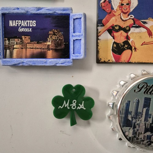 Panathinaikos Clover Magnet made to order with name or initials