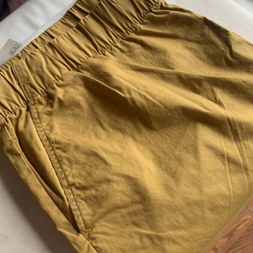 Amazon Essentials cotton pants XL mustard color new