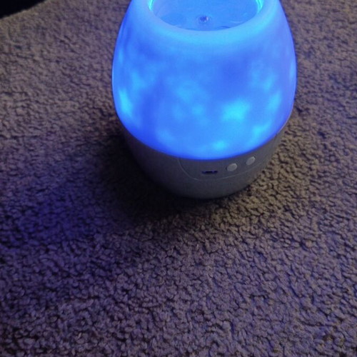 Aca Décor Balloon Night Light and Projector like new, white/grey