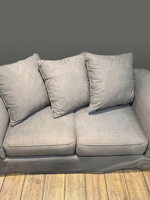 Cavvero Spanish sofa like new, 100% cotton fabric, gray