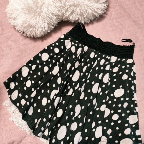 Bellissima skirt used, black and white, size S