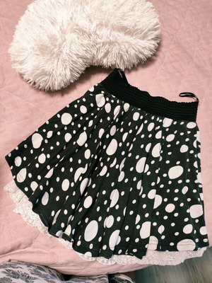 Bellissima skirt used, black and white, size S