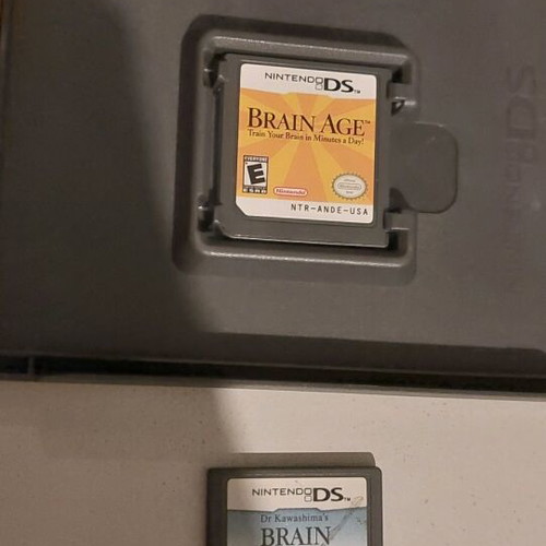 Nintendo DS Brain Age cartridge like new with bonus Brain Training