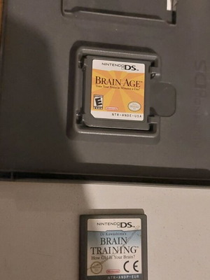 Nintendo DS Brain Age cartridge like new with bonus Brain Training