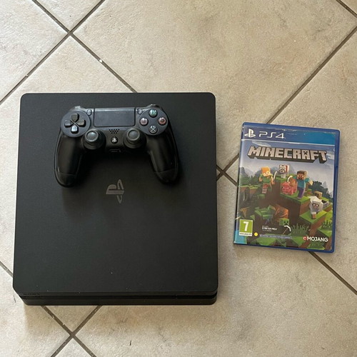 Sony PlayStation 4 used 500GB with Minecraft gift without cables