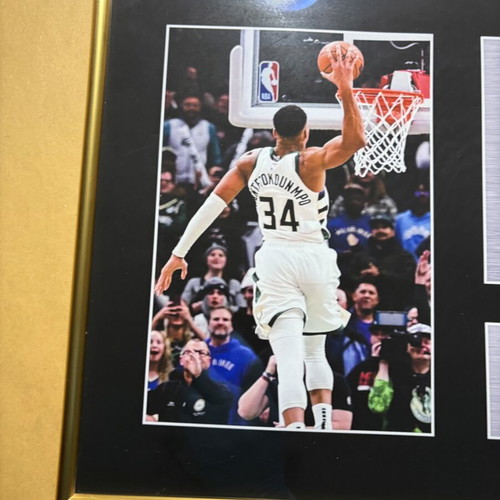 Giannis Antetokounmpo Signed Replica A3 Poster new
