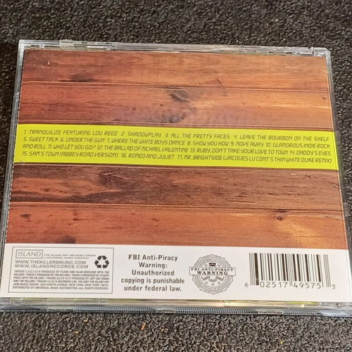 The Killers Sawdust CD used, alternative rock compilation