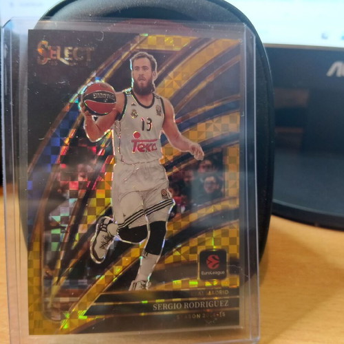 Sergio Rodriguez Panini Select EuroLeague 08/10 Gold Pulsar card like new