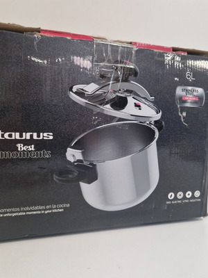 Taurus MOMENTS CLASSIC 6 L Pressure Cooker like new