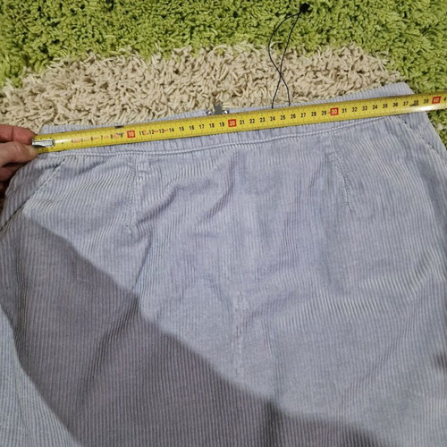 New Look light blue corduroy skirt size M new