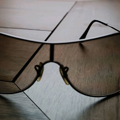 Ray Ban RB3211 women's sunglasses used, brown