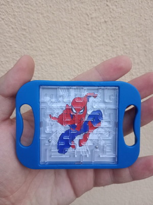Spiderman handheld maze game