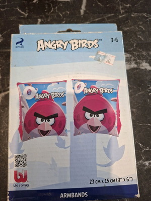 Angry Birds and Intex armbands like new with inflatable pool