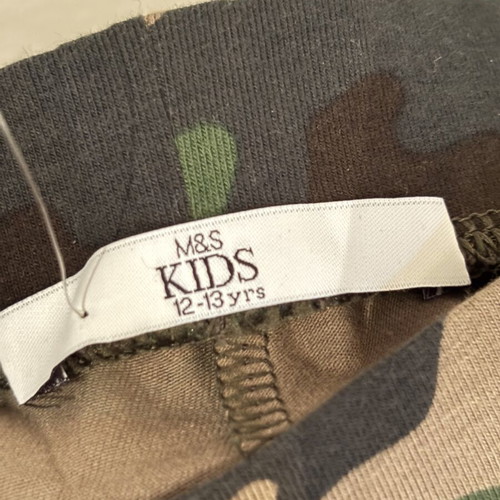 Marks & Spencer Kids Khaki Leggings new, elastic cotton, size 158 cm