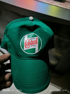 Καπελάκια Castrol καινούρια, ρετρό έκδοση, σετ 2 τεμαχίων
