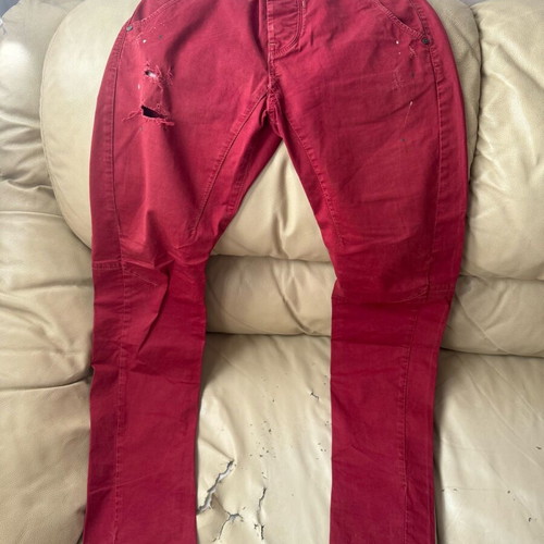 Tresor Jeans men's pants red like new, size 28