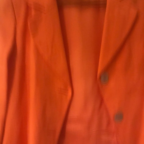 Linen jacket coral size Medium like new