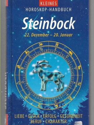 Horoskop-Handbuch Steinbock book used, German language