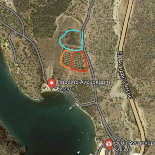 Land plot in Galaxidi 12 acres with irrigation well and olive trees