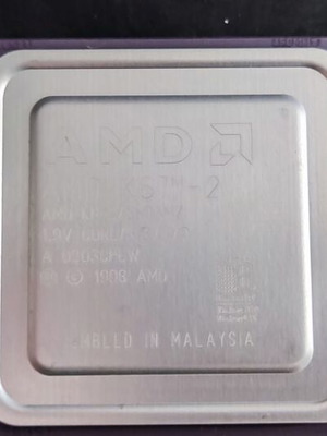 AMD K6-2 350 processor used, Super Socket 7