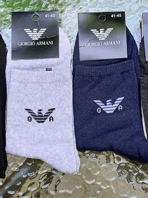 Armani men's socks new, pack of 4 pairs, size 41-45