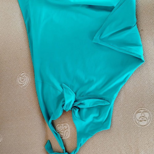 Φόρεμα Asos πράσινο μέτριο μήκος σαν καινούργιο, εξώπλατο με δέσιμο στο λαιμό, XL XXL