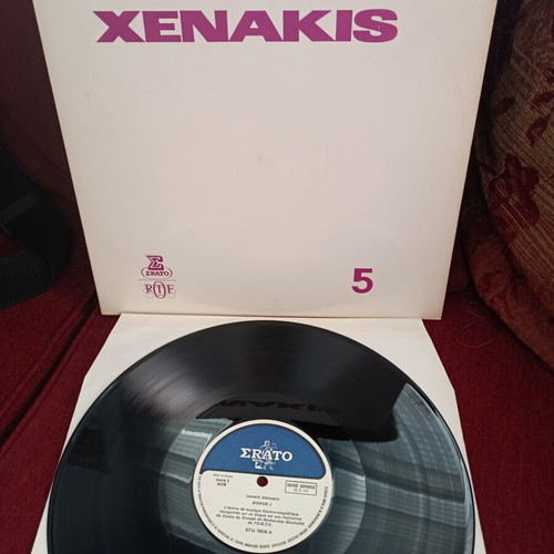 Iannis Xenakis Bohor I/Diamorphosis II vinyl like new, electronic