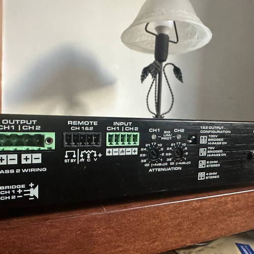 QSC SPA2-60 amplifier used, professional 2-channel 60W