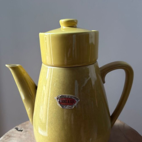 Villeroy & Boch Luxembourg vintage yellow coffee pot