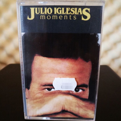 Julio Iglesias Moments audio album used, cassette