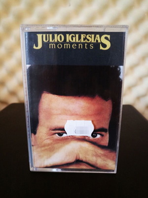 Julio Iglesias Moments audio album used, cassette