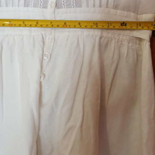 Benetton summer dress used, white, size S