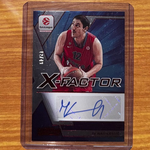 Cska /49 autograph basketball card Krstic