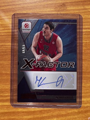 Cska /49 autograph basketball card Krstic