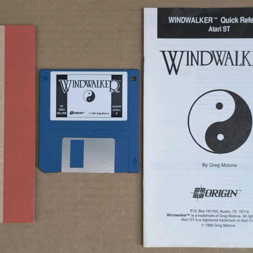 Windwalker (Origin) Atari ST like new, loose