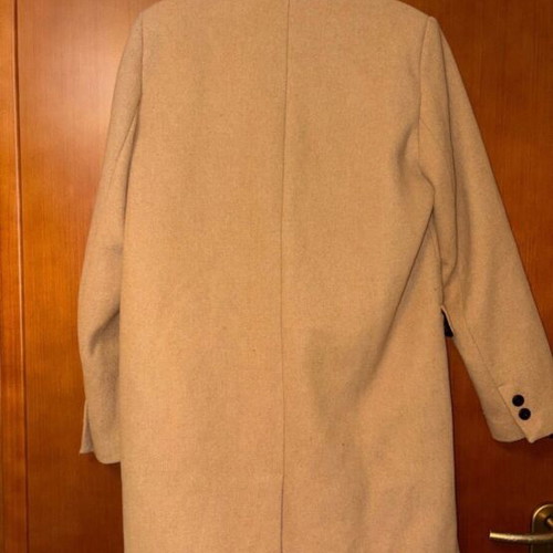Zara coat large like new, taupe color, classic cut