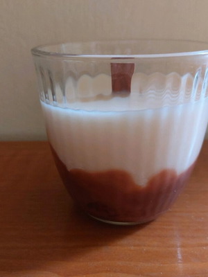 Candle in glass new, handmade with melomakarono scent