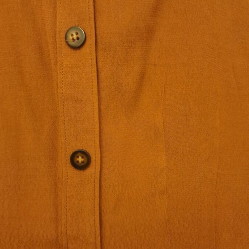 Dress with buttons brick red like new, size Small