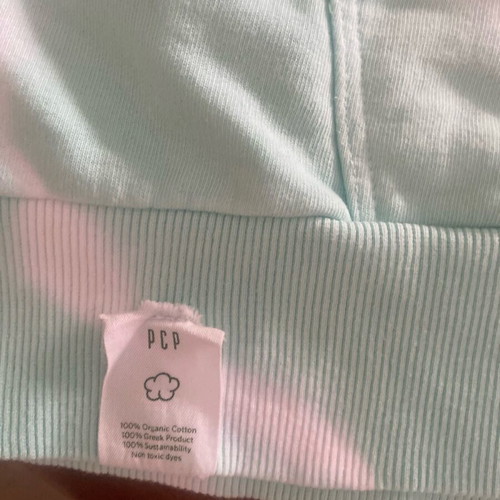 PCP hoodie, mint green tie dye, oversize