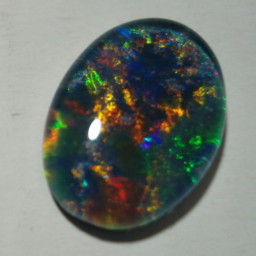 Australlian Opal Opal Doublet Galaxy 3.8 ct new