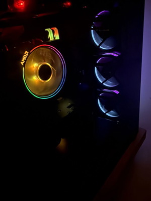 Gaming PC with MSI G27C4X 240Hz monitor, Razer keyboard and mouse, like new