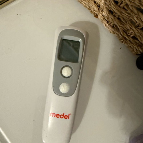 Medel digital forehead thermometer with infrared like new, suitable for babies