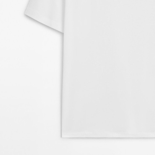 T-Shirt Premium 100% cotton mercerized white size Large new