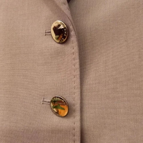 Anne Klein blazer S gray brown new, fitted