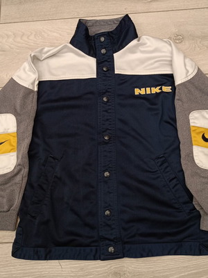 Nike Retro Sports Jacket used, 90s heritage style, XS, multicolor gray