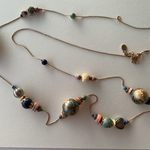 Accessorize necklace set of 3 new, multicolor