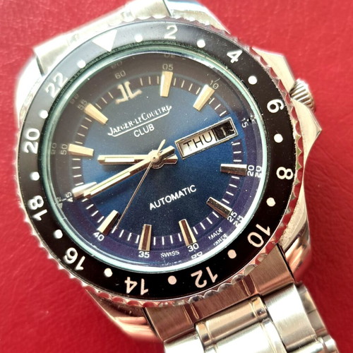 Jaeger-LeCoultre men's automatic watch like new, blue dial