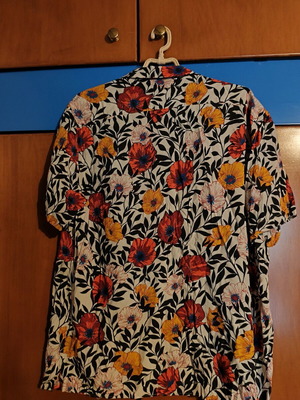 Zara men's shirt used, size L, multicolor