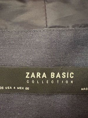 Zara Basic Collection blue fitted jacket used